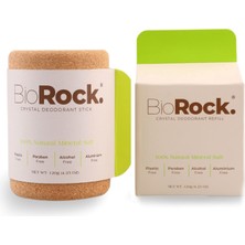 Odea Biorock Crystal Deodorant Stick 120 gr Yedek Crystal Refill Plastiksiz Doğa Dostu 2’li Ekonomik Set