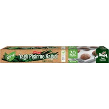 Odea 20 Yaprak Doğa Dostu Kesilmiş Pişirme Kağıdı 37X42CM, Doğaya Dönüşümlü Yağlı Kağıt, Fırın Kağıdı