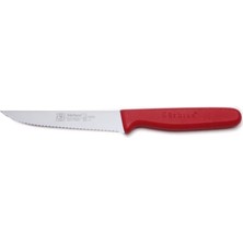 Odea Sürbısa 61005-LZ Tırtıklı Uç Biftek Bıçağı (Kırmızı)