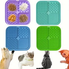 Odea Tineke Köpek ve Kedi Için Yavaş Yeme Katı Gıda ve Sıvı Yeme Kabı ve Yalama Matı 1 Adet 20X20
