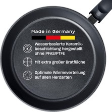 Odea Fissler Ceratal Comfort Orbit Black Yapışmaz Tava Siyah 24 cm