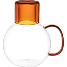 Odea Madame Coco Vannes Borosilikat Cam Sürahi 1400 ml Kulplu