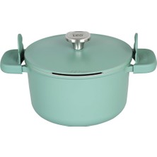 Odea Berghoff Leo Phantom Kapaklı Yapışmaz Derin Tencere 24 cm Forest Green