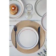 Odea Keramika Motto Line Stackable Pasta Tabağı 21 cm 4 Adet 22645-22731-35-36