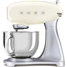 Odea Smeg SMF02SVUK/PBUK/PGEU SMF02CREU 4,8 L Mutfak Robotu Krem, 18/10 Çelik