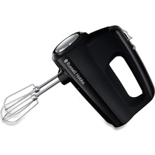Odea Russell Hobbs El Mikseri Mat Siyah (5 Hız Kademesi Artı Turbo Fonksiyonu, Bulaşık Makinesinde Yıkanabilir 2 Çırpma Teli ve 2 Yoğurma Kancası, Kolay Saklama) El Mikseri 24672-56