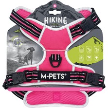 Odea M-Pets Hiking Reflektörlü Soft Sırt Tasması Pembe (Xl)