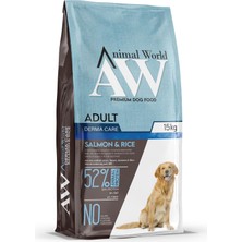 Odea Zemus Animal World Derma Care Somonlu ve Pirinçli Köpek Maması 15KG