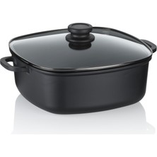 Odea Kela 15166 Atura Kapakli Kare Tencere 28CM