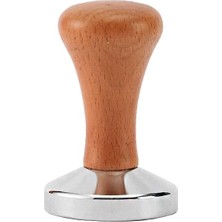 Odea Çelik Ahşap 51 mm Espresso Makinesi Tamperi Barista Ekipmanı MT135
