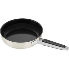 Odea Zwıllıng Pure Kızartma Tavası 24 cm Fildişi