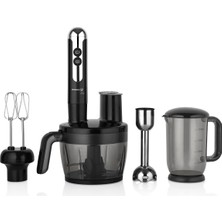 Odea Korkmaz Mia Multi Blender Set Siyahkrom