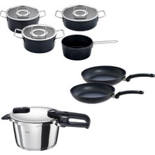 Odea Fissler Vitaquick Edition 4,5 Litre Düdüklü Tencere + Adamant Tencere ve Tava Seti