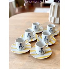 Odea Girye Desen4 6 Kişilik 12 Parça Kahve Fincanı 90CC 04PPO000644