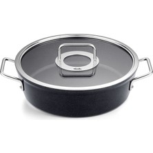 Odea Fissler Adamant Cam Kapak Kısa Tencere 28 cm