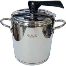 Odea Oms 5110 Silindir Klasik Düdüklü Tencere 7 Litre Silver