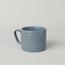 Odea Linens Ringa Seramik 250 ml Mug Mavi