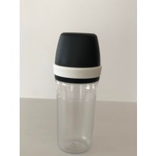 Odea Tupperware Kristalin Baharatlık 375 ml Şeffaf-Siyah