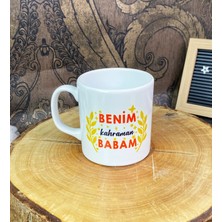 Odea Giftmoda Benim Kahraman Babam Tasarımlı Kupa Bardak