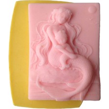 Odea Denizkızı Şeklinde Silikon Pasta ve Seker Hamuru Kalibi 6x7,5x1,5 cm