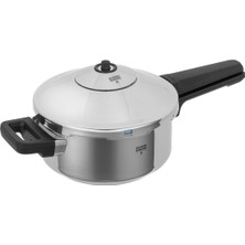 Odea Kuhn Rıkon 3039 Pişirme Kabı Tencere Düdüklü Tencere Duromatic Inox Stielmodell, Paslanmaz Çelik, Edelstahl, 2.5 L, 20 cm
