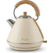 Odea Fressi Retro Mavera 1,7 Litre Ahşap Kulp Detaylı Kettle Su Isıtıcısı FR-KT07