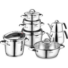 Odea Korkmaz Vertex Siyah 15 Parça Hiper Set