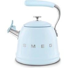 Odea Smeg 50's Style Set Üstü Islıklı Kettle Pastel Mavi 2.3 Lt