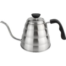Odea Epinox Barista Kahve Gooseneck Kettle - Çelik Kahve Demleme Dripper Kettle - Indüksiyonlu - Paslanmaz Çelik - 1200 ml