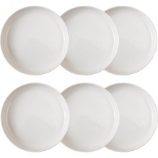 Odea Ephesus Whıte Çukur Tabak Seti 22CM - 6lı