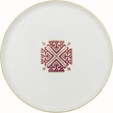 Odea Porland Arabesque Desen6 Düz Tabak 21CM