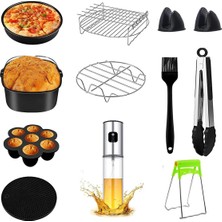 Odea Yasomi 7 Inç (18 Cm) 3,5l ve 4,5l Uyumlu Airfryer 11 Li Set