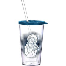 Odea Titiz Limonlu Milkshake Baloncuklu Bardak, 700 ml Kapasite