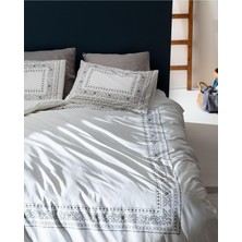 Odea Arber King Size Duvet Cover Set- Gri
