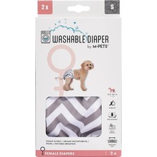 Odea M-Pets Dişi Köpekler Için Yıkanabilir Külot 2'li (S)