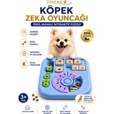 Odea Tineke Paw Pro Köpek Zeka Oyuncağı | Ödül Mamalı Interaktif Puzzle | Aktivite ve Eğitim Oyuncağı Mavi