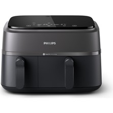 Odea Philips Çift Hazneli Airfryer 3000 Serisi, 9l, 2 Hazneli Air Fryer, Rapid Air Teknolojisi, Aileniz Için Çok Yönlü Geniş Airfryer,%90 Daha Az Yağ, Enerji Tasarrufu, Homeıd Uygulaması (NA350/00)