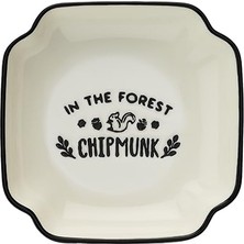 Odea Aryıldız Chipmunk Köşeli Mini Servis Tabağı Renkli 10 cm