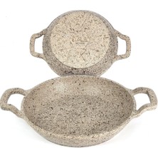 Odea Oms 3729 Döküm Granit 2 Parça Kapaksız Sahan Set 18-20 cm Kumbeji