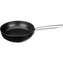 Odea Leggno Master Titanium 26CM Tava, Çelik Sap Metalik Mavi