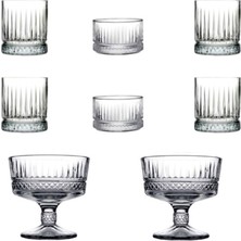 Odea Paşabahçe Elysia 8 Parça Meşrubat Bardağı Çerezlik ve Dondurmalık Kase Set