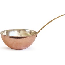 Odea Turna Bakır Wok Tava 25 cm Sadece Taban El Dövme Kırmızı TURNA4800-1