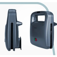 Odea Miss 750 W Isınmaya Dayanıklı Tost ve Izgara Makinesi Ege Mavisi