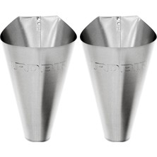Odea Yardbırd 43649 Çelik 2'li Paket Büyük Galvanizli Kümes Hayvanları Kısıtlama Konileri