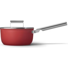 Odea Smeg CKFS2011RDM Tencere, Kırmızı, Yapışmaz Kaplama, Alüminyum, Patentli Taban, 20 cm