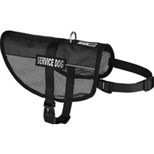 Odea Dogline N0253-1-0210 Hizmet Köpek Yeleği Koşum, X-Large/30 x 38 Inç, Siyah