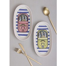 Odea [marka] Palma Oval Servis Tabağı 2li 23 cm