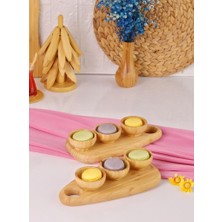 Odea Bambum 8 Parça Bambu Sosluk Çerezlik – Kahvaltı ve Sunum Seti
