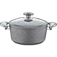 Odea Oms Collection 18X10 cm Granit Derin Tencere Gri