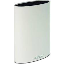 Odea Arcos Oval Bıçak Koruyucu 20 Cm'e Kadar. Termoplastik Kauçuktan Üretilmiş Modern Tasarım Bıçak Bloğu. 220X160X65 Mm. Beyaz Renk
